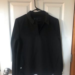 Long sleeve figs top size small